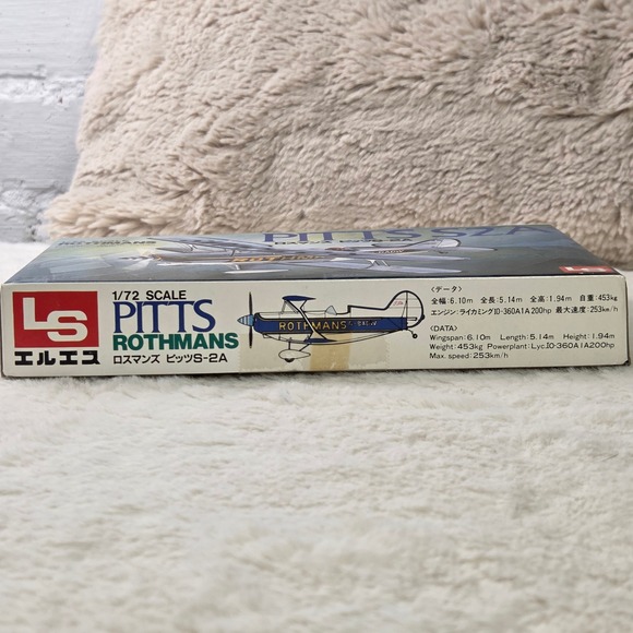 LS 1/72 Scale Pitts S2A Rothmans Biplane Model Kit A191 Open Box Sealed Parts - Picture 8 of 12